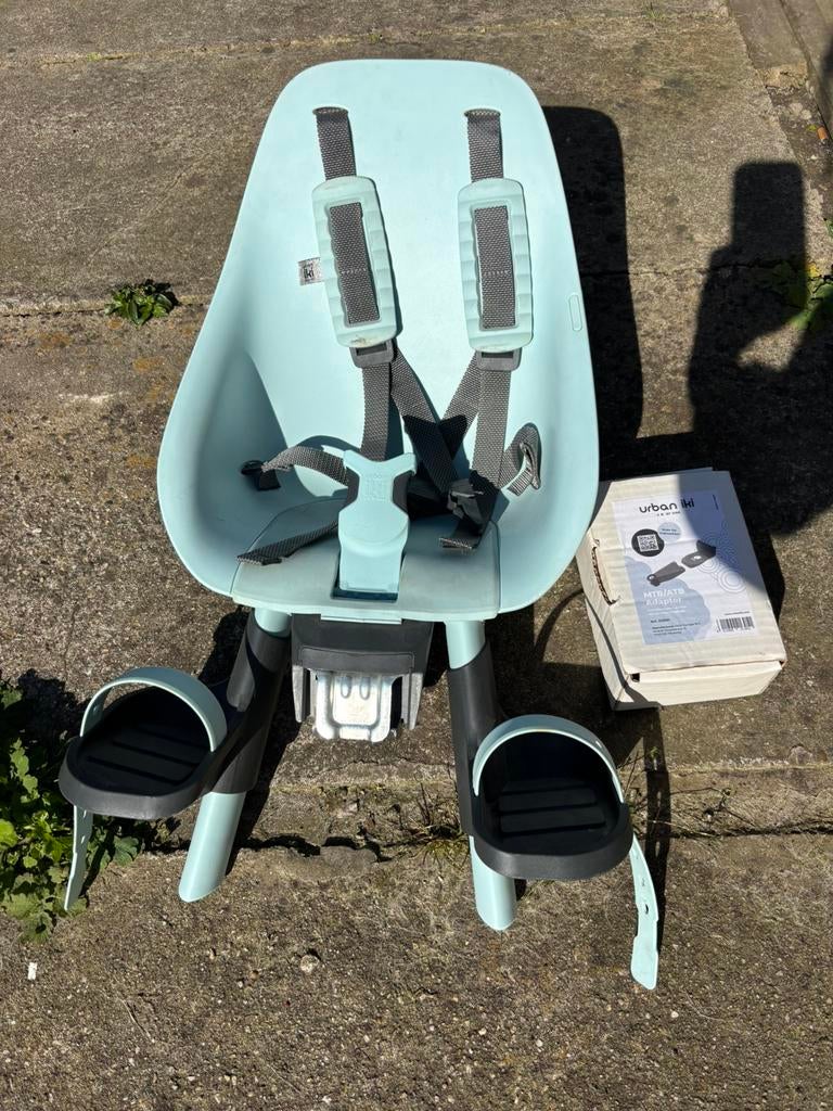 Fietsstoeltje vooraan urban iki, Siège avant, 0 à 18 kg, Repose-pieds, Enlèvement