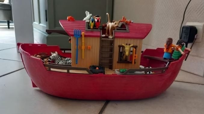 Playmobil Ark van Noah te koop, Enlèvement, Comme neuf, Kit complet, Bateau
