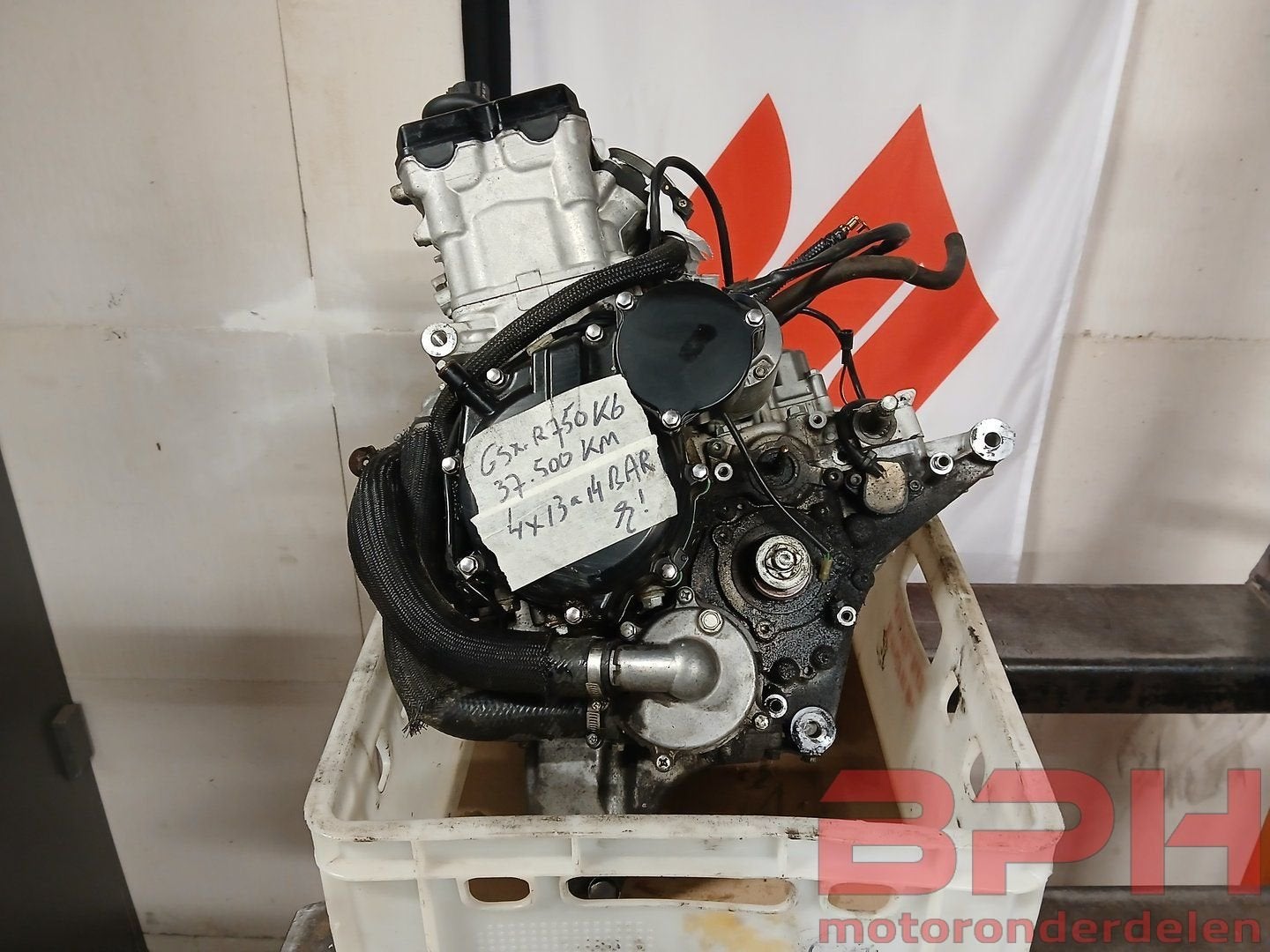 Motorblok Suzuki GSX-R 750 K6 - K7 2006 t/m 2007 GSXR engine, Ophalen, Gebruikt, -, -
