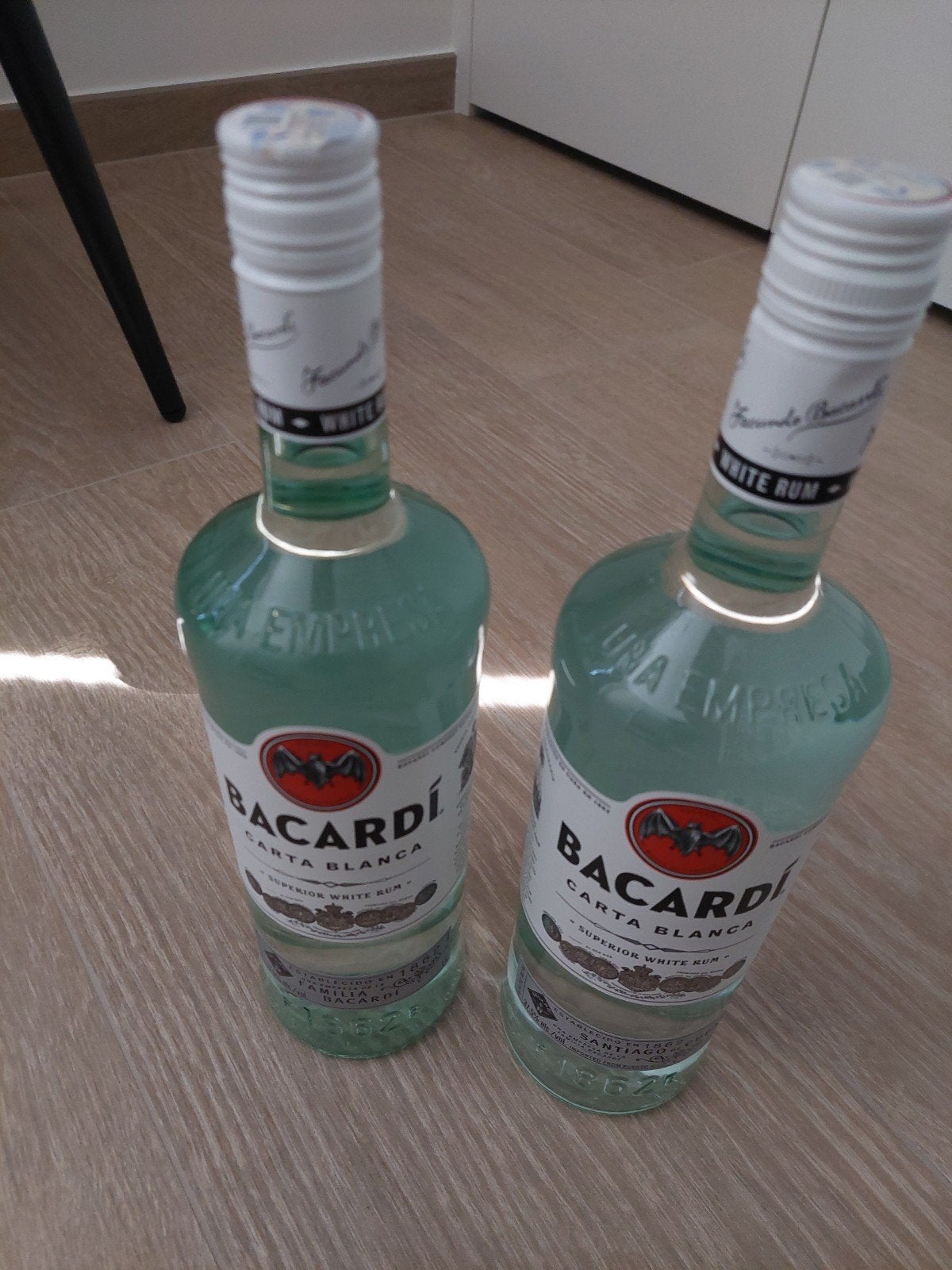 Barcardi rum blanca 2  1 liter, Verzamelen, Ophalen