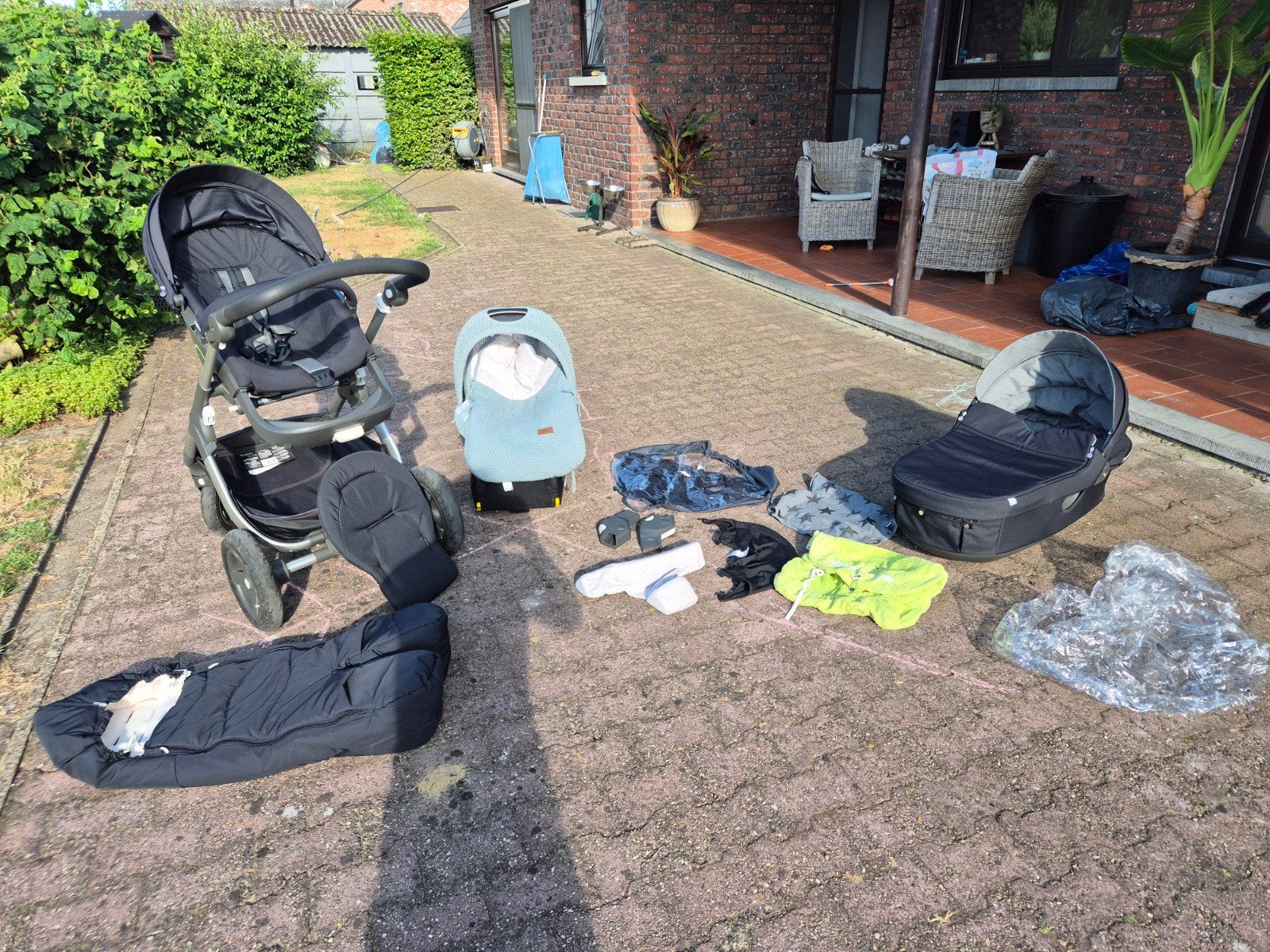 stokke trailz kinderwagen, Ophalen of Verzenden, Kinderwagen, Luchtbanden