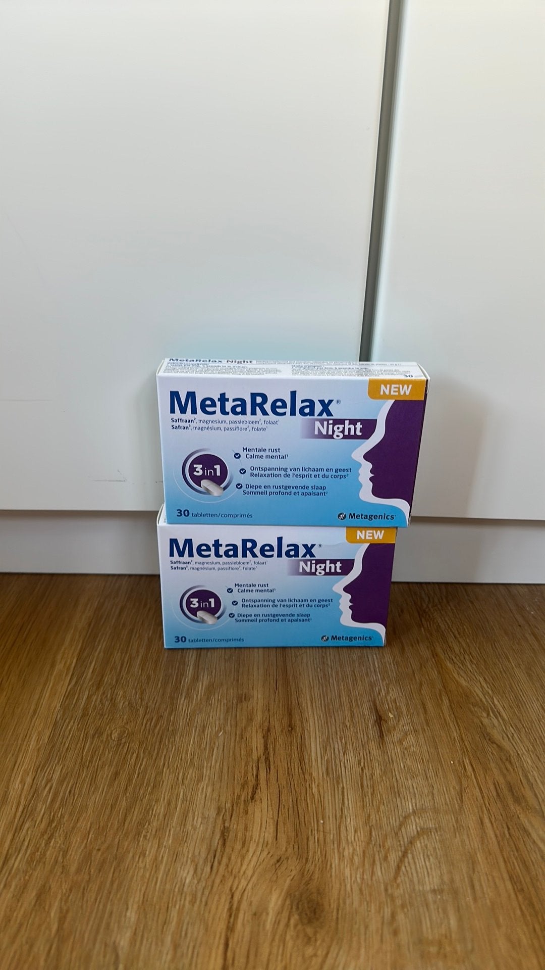 Metarelax night, Ophalen, Nieuw