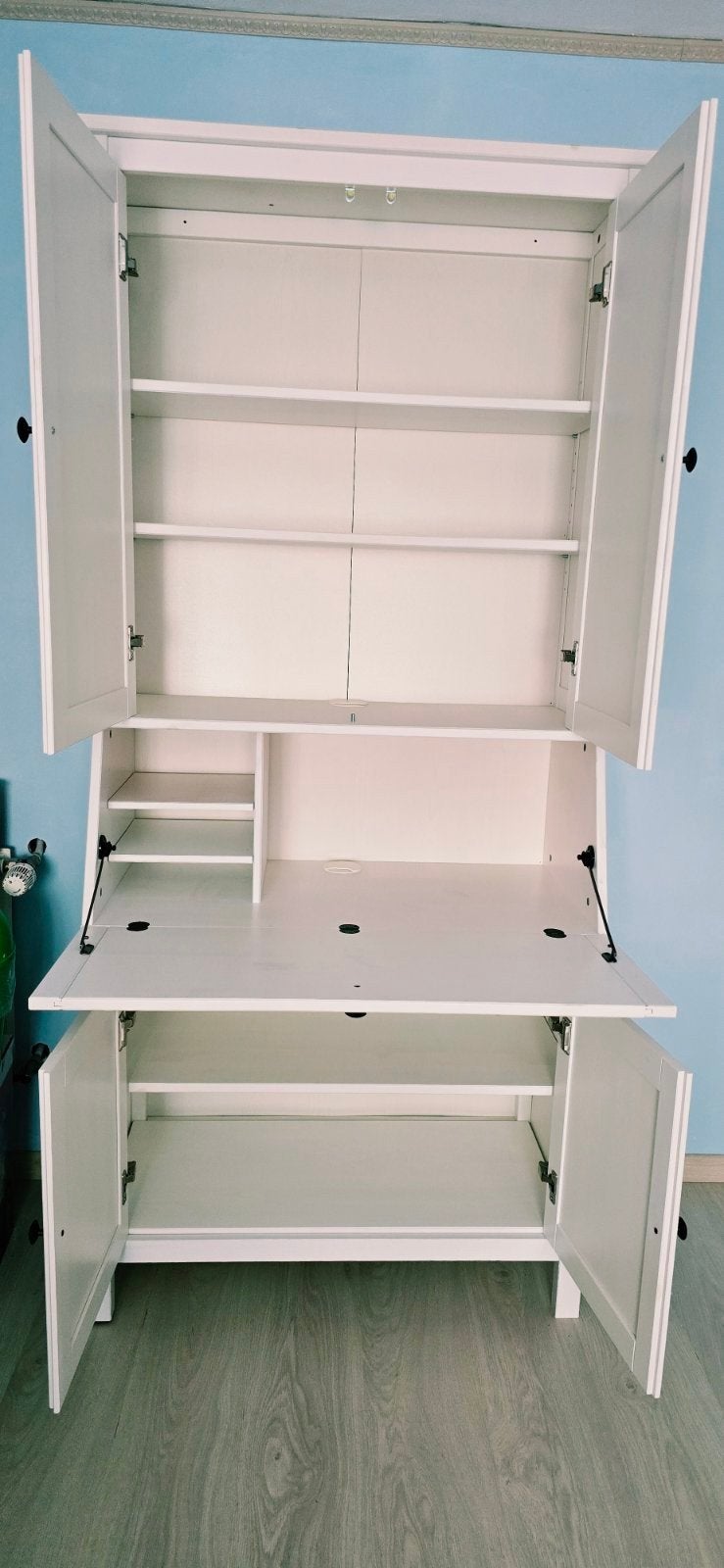 kast, Hemnes secretaire met opbouwdeel, Huis en Inrichting, Ophalen, Gebruikt
