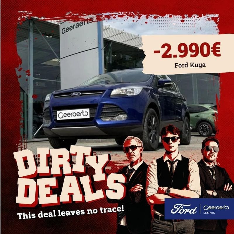 Ford Kuga EcoBoost Business Edition 4X2 Start/Stop, Voorwielaandrijving, Stof, Gebruikt, Blauw