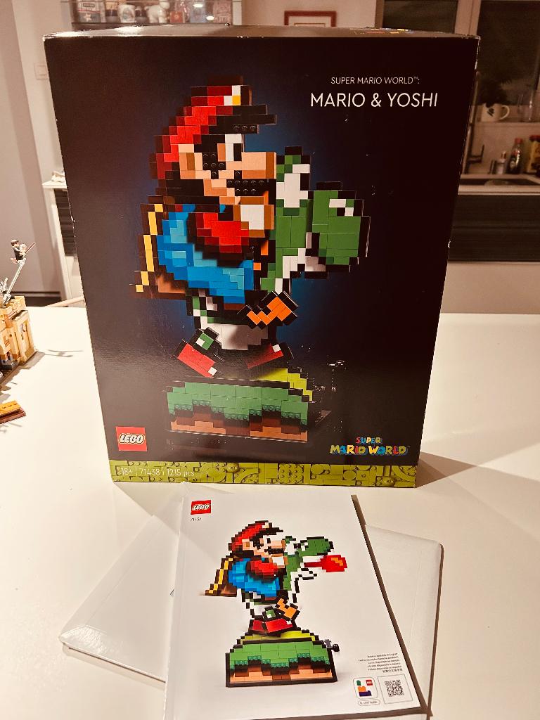 Lego Super Mario World-Mario & Yoshi 71438, Overige thema's, Lego, Compleet, Ophalen of Verzenden