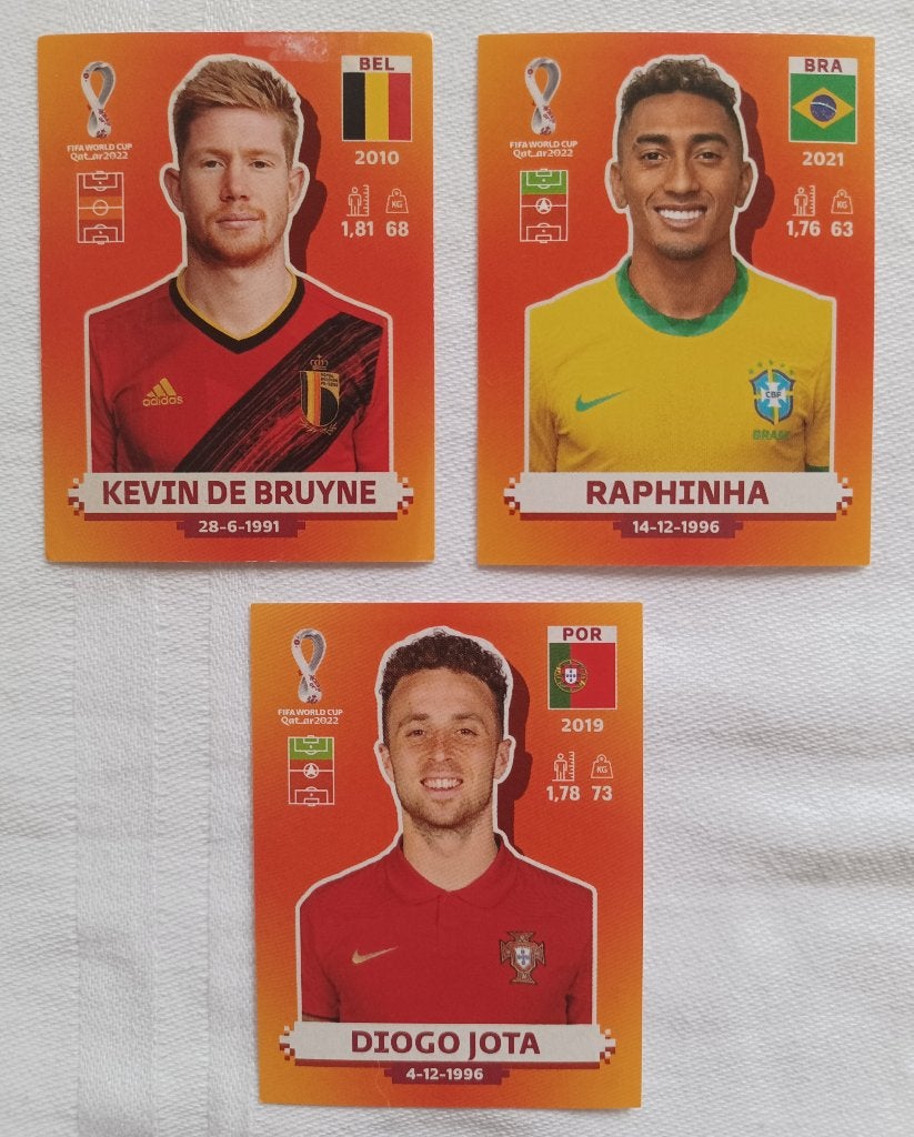 WK 2022 Panini stickers, Ophalen of Verzenden, Zo goed als nieuw, Meerdere stickers