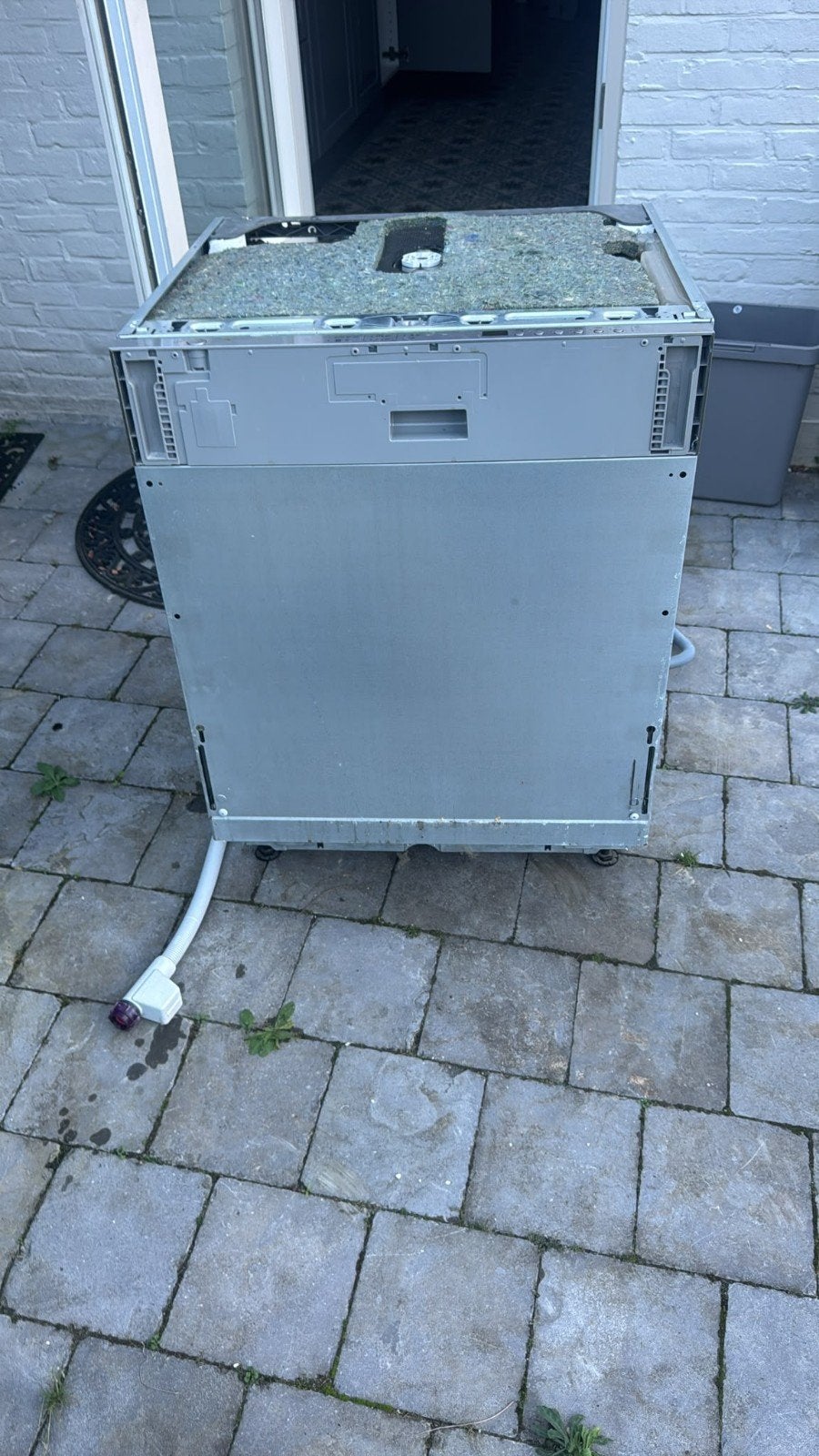 afwasmachine, Ophalen