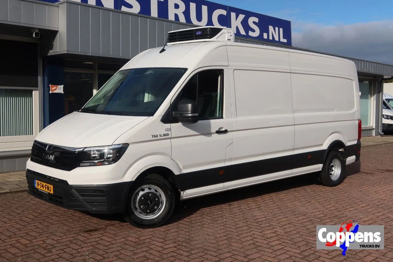 MAN TGE 50.160 Koel/Vries/Verwarmen + nachtaansluiting Carri, Auto's, Bestelwagens en Lichte vracht, Automaat, Wit, Bedrijf, Diesel