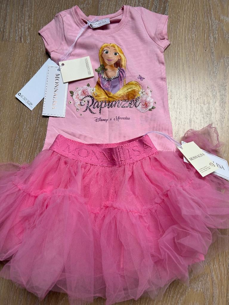 monnalisa setje rapunzel 2 j, Kinderen en Baby's, Verzenden, Nieuw, Setje