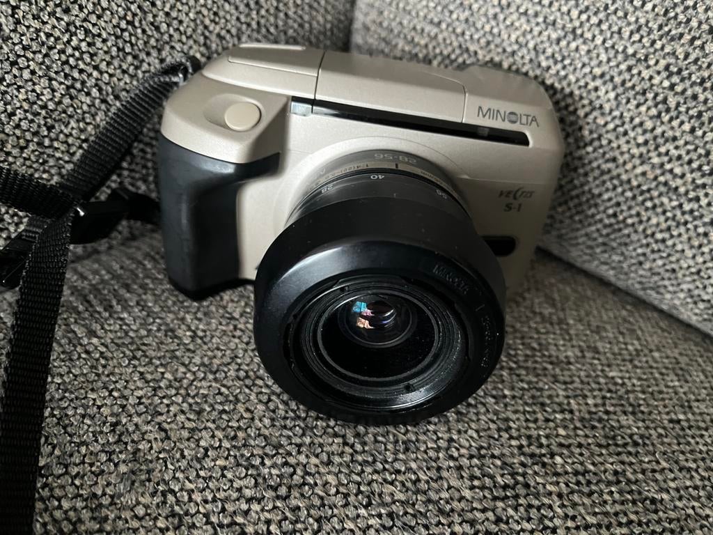 Minolta Vectis S-1 Spiegelreflex analoog, Audio, Tv en Foto, Ophalen, Gebruikt, Spiegelreflex, Minolta
