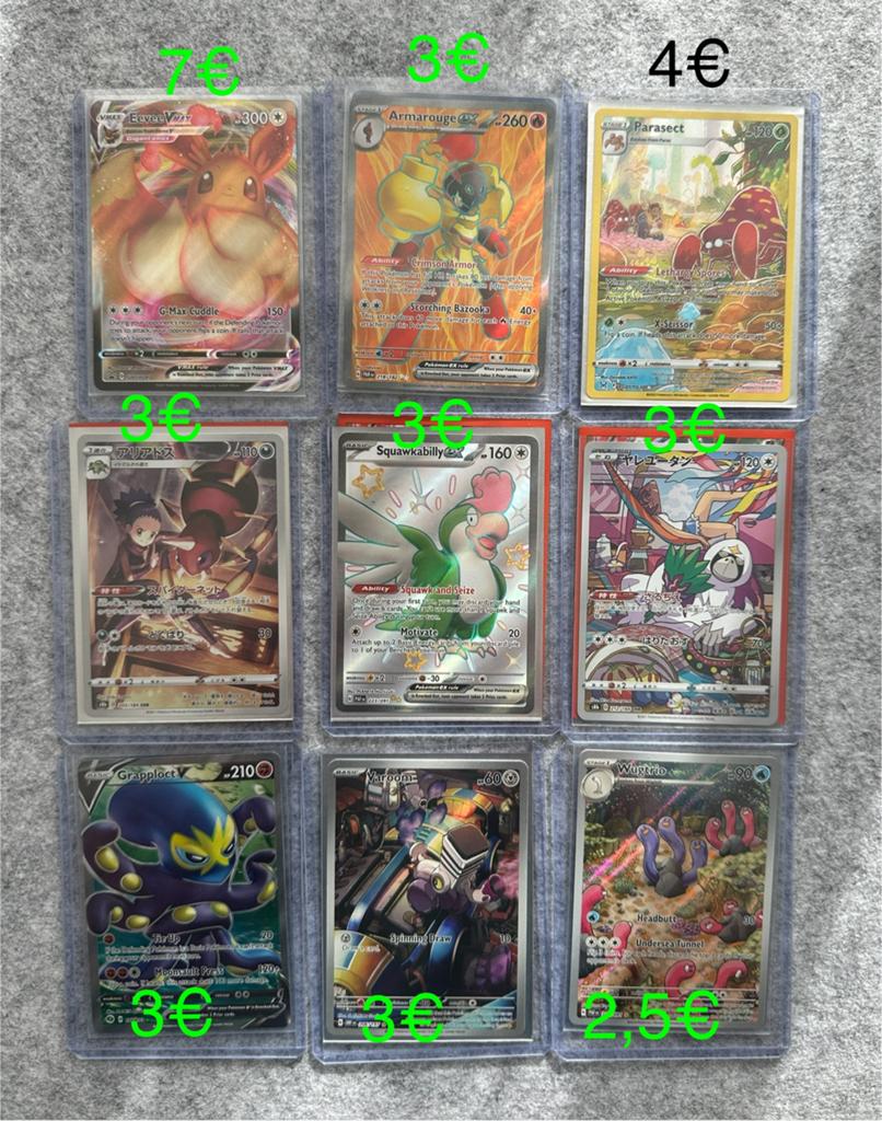 Pokemon full art kaarten, Hobby en Vrije tijd, Verzamelkaartspellen | Pokémon, Ophalen of Verzenden, Zo goed als nieuw