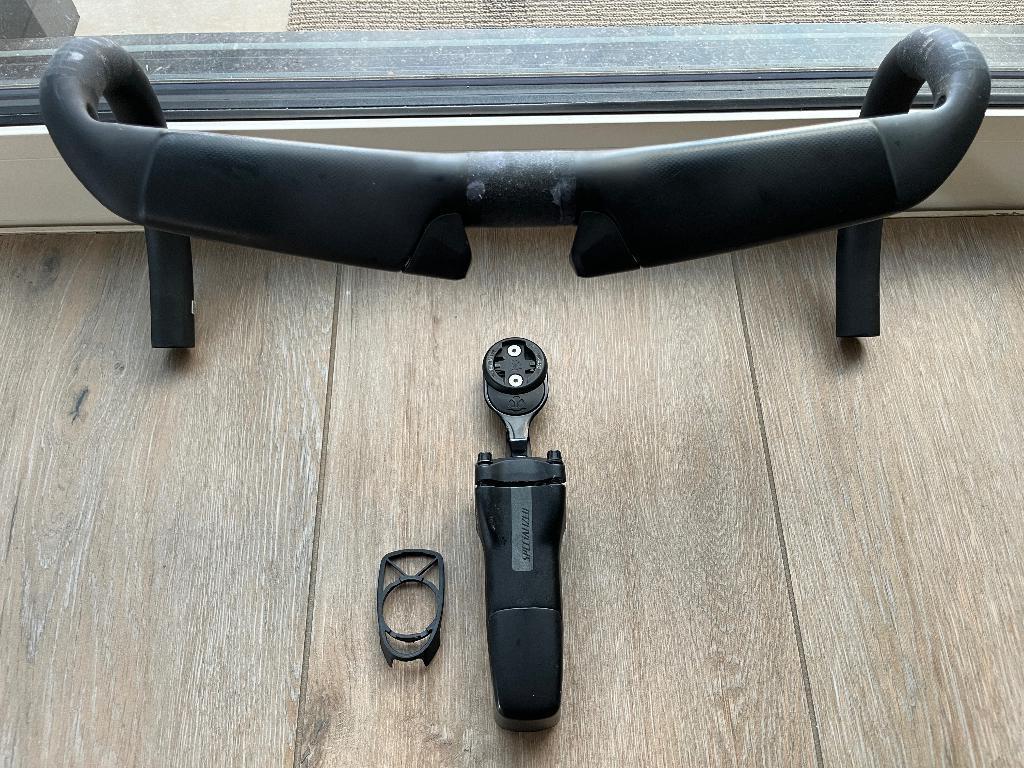 Specialized Roval Rapide aero stuur + stuurpen, Fietsen en Brommers, Fietsonderdelen, Ophalen, Zo goed als nieuw, Stuur, Specialized