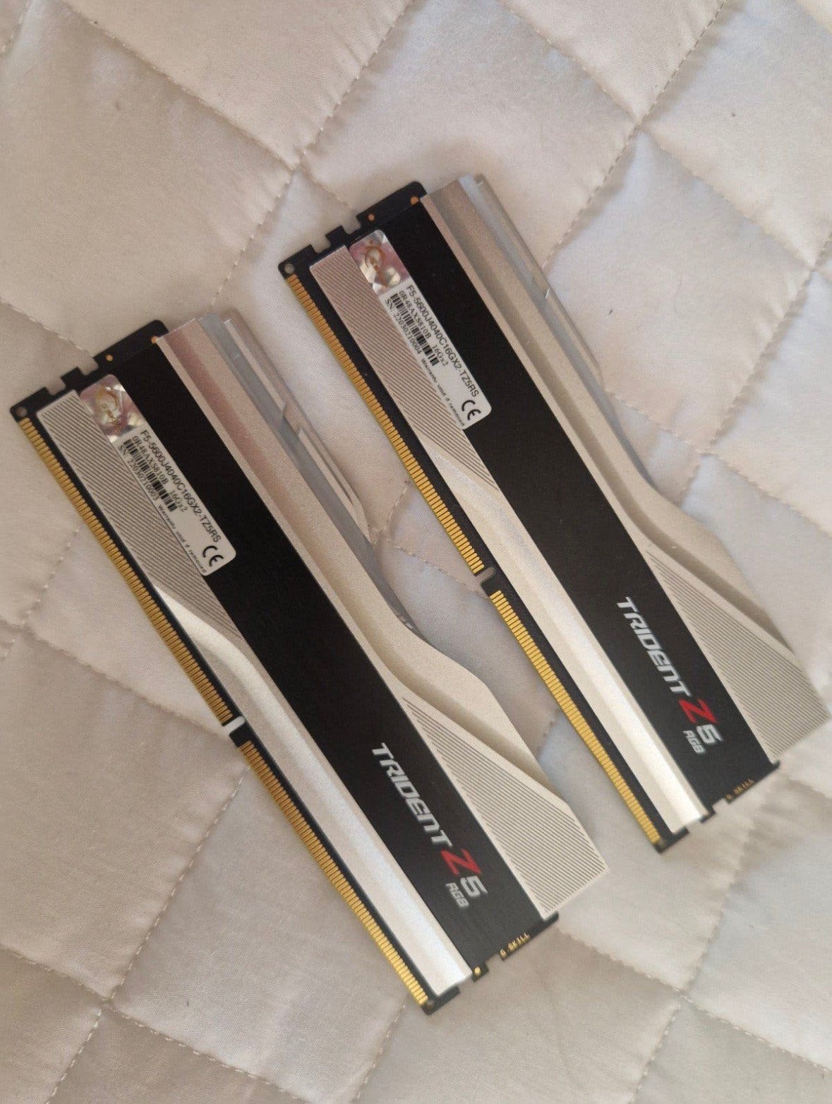2x16GB trident, Computers en Software, RAM geheugen, Ophalen of Verzenden, Zo goed als nieuw