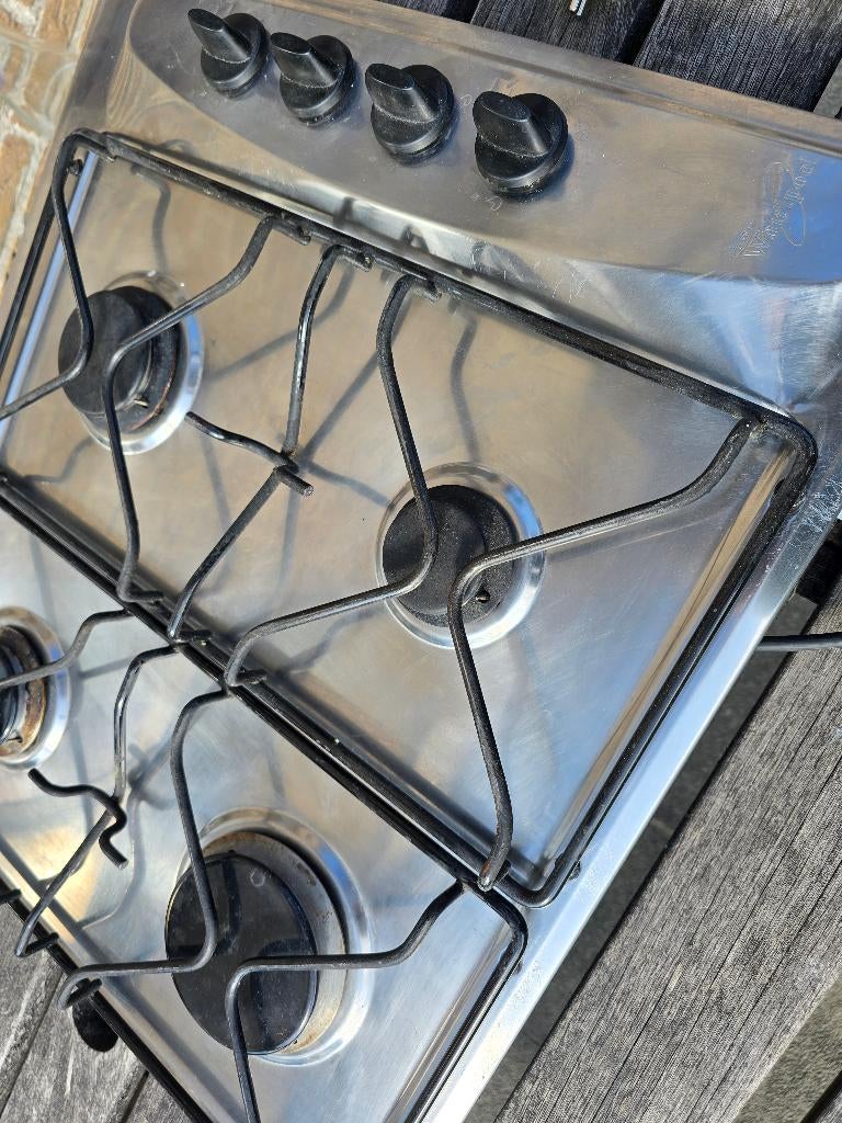 GASKOOKPLAAT -- AAARDGAS -- goede propere staat, Elektronische apparatuur, Kookplaten, Ophalen, Gebruikt, Inbouw, Gas