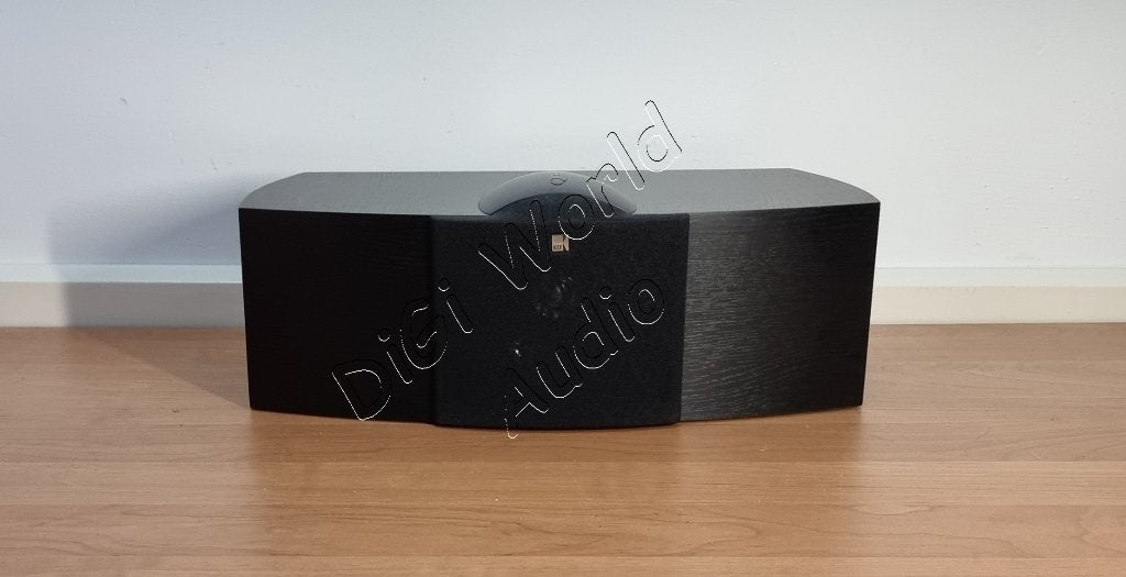 KEF Q6C en élégant frêne noir, Haut-parleur central, Enlèvement ou Envoi, Bass-reflex, 60 à 120 watts