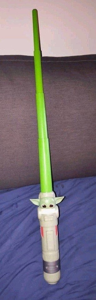 Star Wars Baby Yoda Grogu Hasbro Lightsaber Squad Saber, Verzamelen, Star Wars, Ophalen of Verzenden, Zo goed als nieuw, Gebruiksvoorwerp