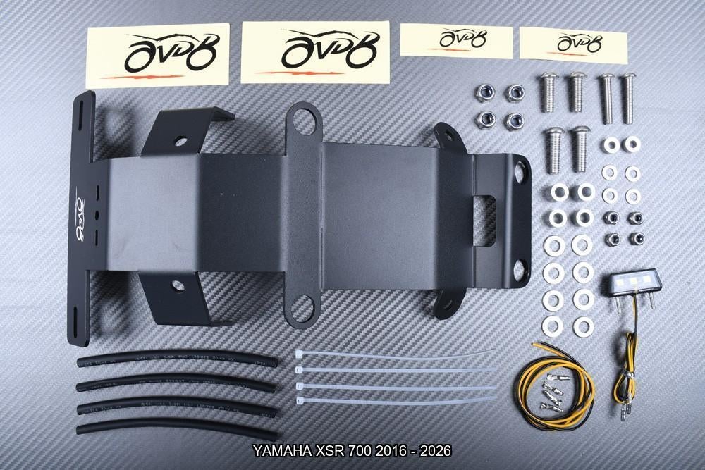 AVDB Korte Kentekenplaathouder YAMAHA XSR 700 2016 - 2026, Motoren, Accessoires | Overige, Nieuw, Ophalen of Verzenden