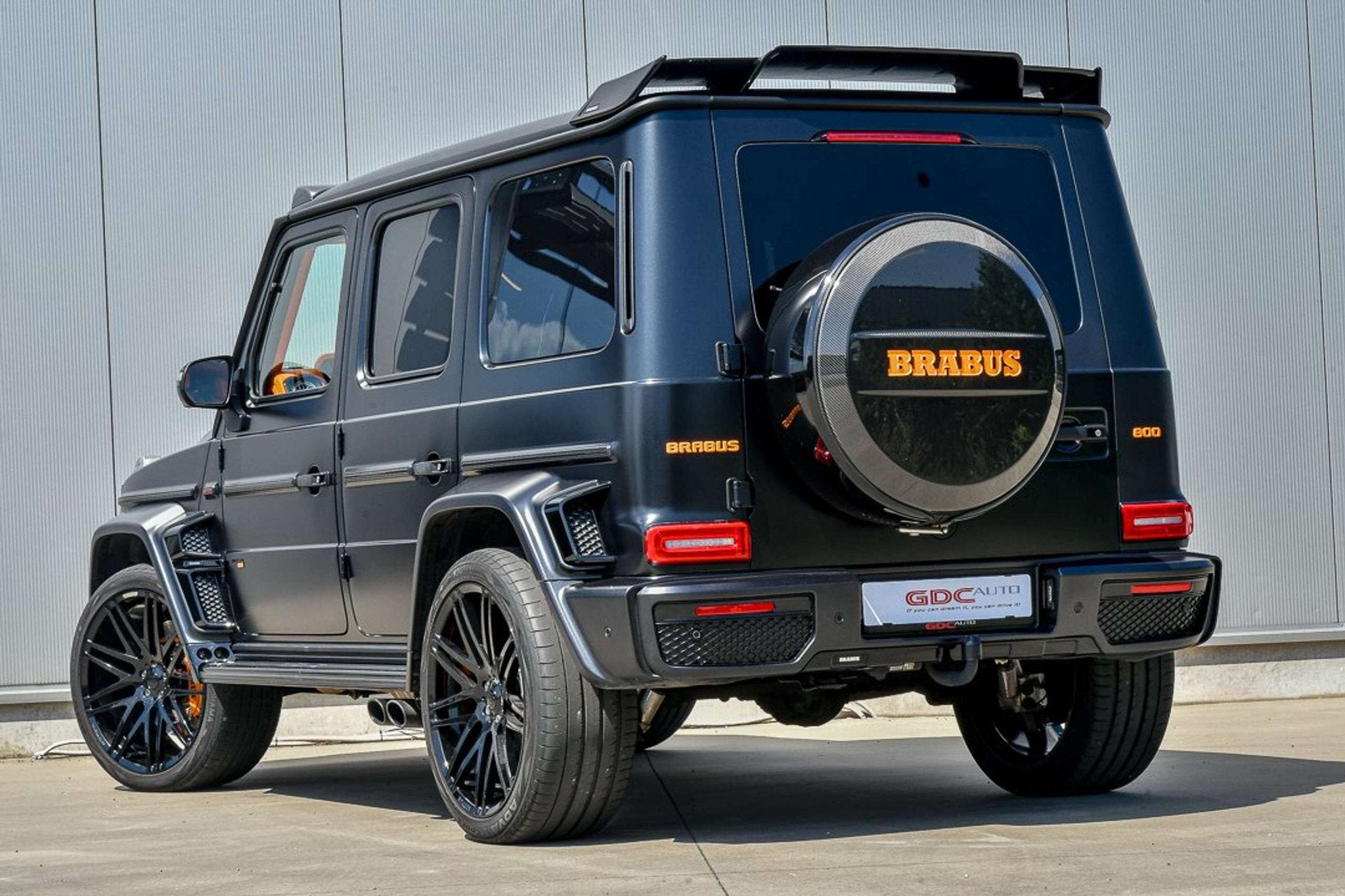Mercedes-Benz G-Klasse 63 AMG BRABUS 800 AMG I HERMES ORANGE, Auto's, Automaat, Gebruikt, Zwart, Leder
