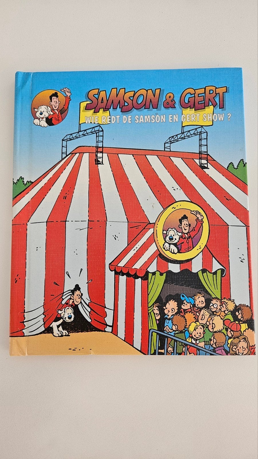 Samson en gert boekje wie red de samson en gert show, Boeken, Ophalen of Verzenden, Zo goed als nieuw