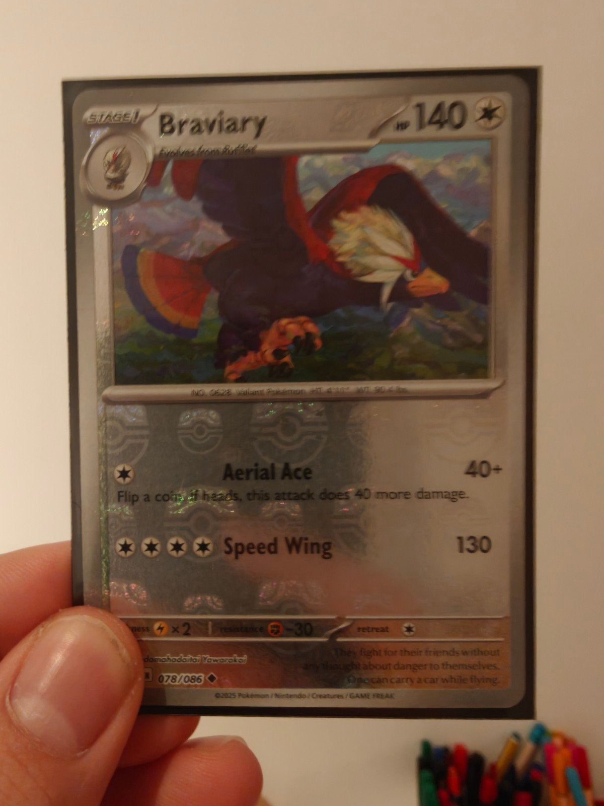 Braviary White Flare Masterball, Ophalen