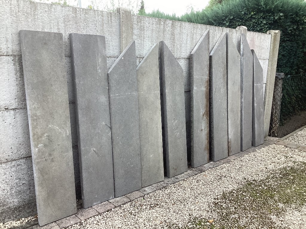 Gratis af te halen dorpels - boord stenen in arduin, Tuin en Terras, Bielzen en Borduren, Ophalen, Gebruikt, 25 cm of meer, 200 cm of meer