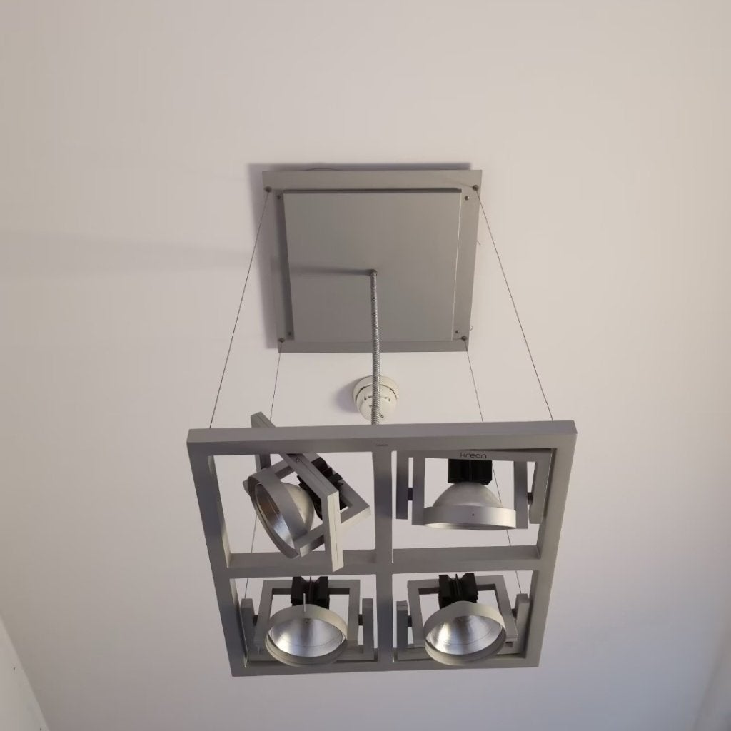 Hanglamp, Huis en Inrichting, Ophalen, Overige fittingen, Zo goed als nieuw, Metaal