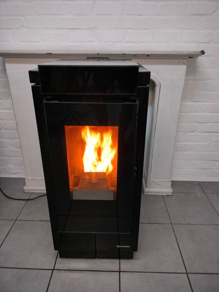 Thermorossi Mon Amour 7 kw, Maison & Meubles, Poêles, Enlèvement, Utilisé, Autoportant, Poêle à granulés