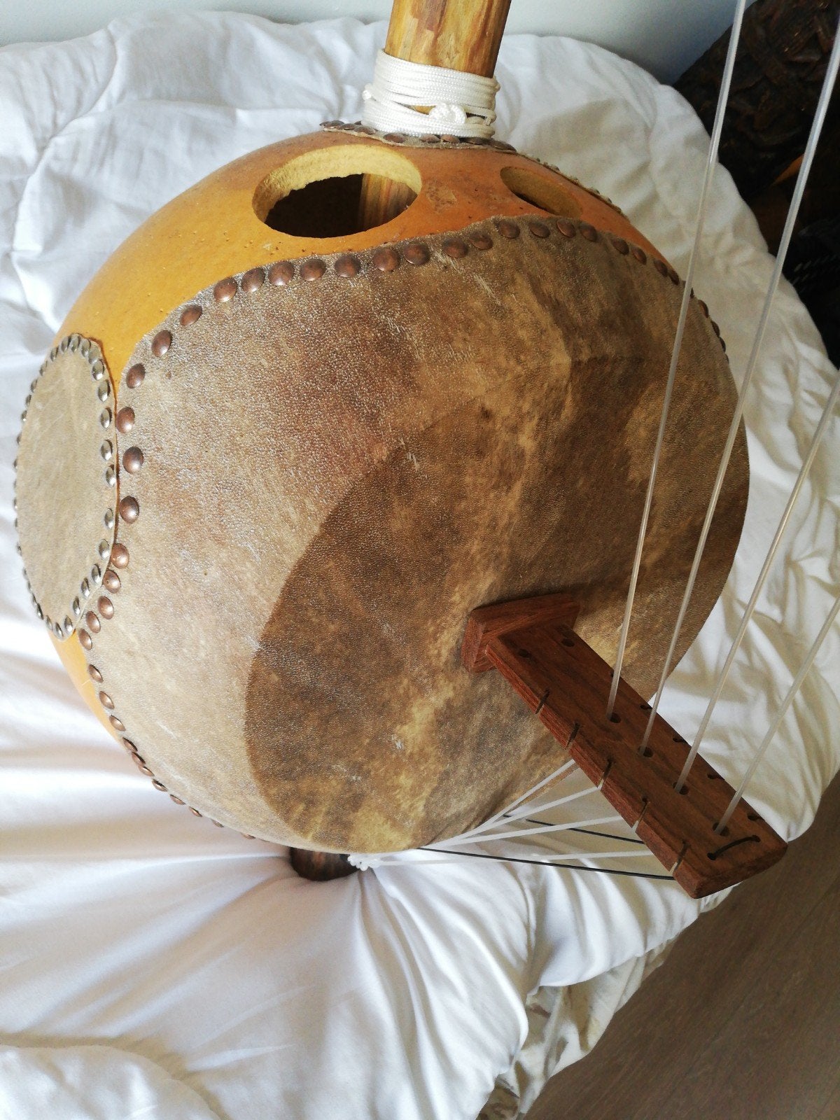 Afrikaanse harp Bolon, Muziek en Instrumenten, Drumstellen en Slagwerk, Ophalen of Verzenden