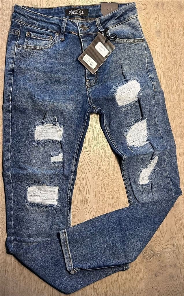 Marshall Denim Jeans ~NIEUW~ [9] Maat 30, Ophalen of Verzenden, Nieuw, Zwart, W32 (confectie 46) of kleiner