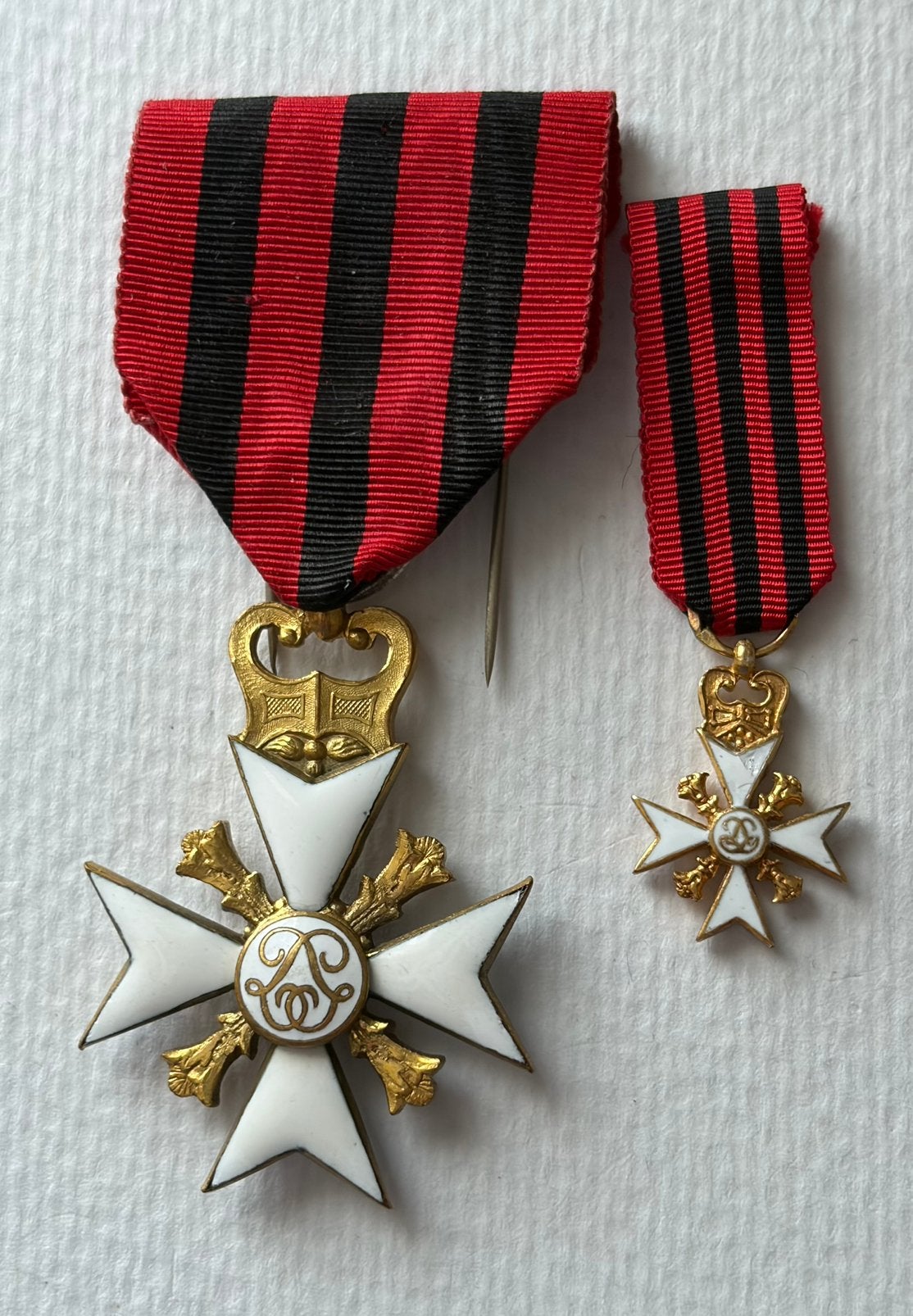 Médailles civiles de première classe, Enlèvement ou Envoi, Autres, Ruban, Médaille ou Ailes