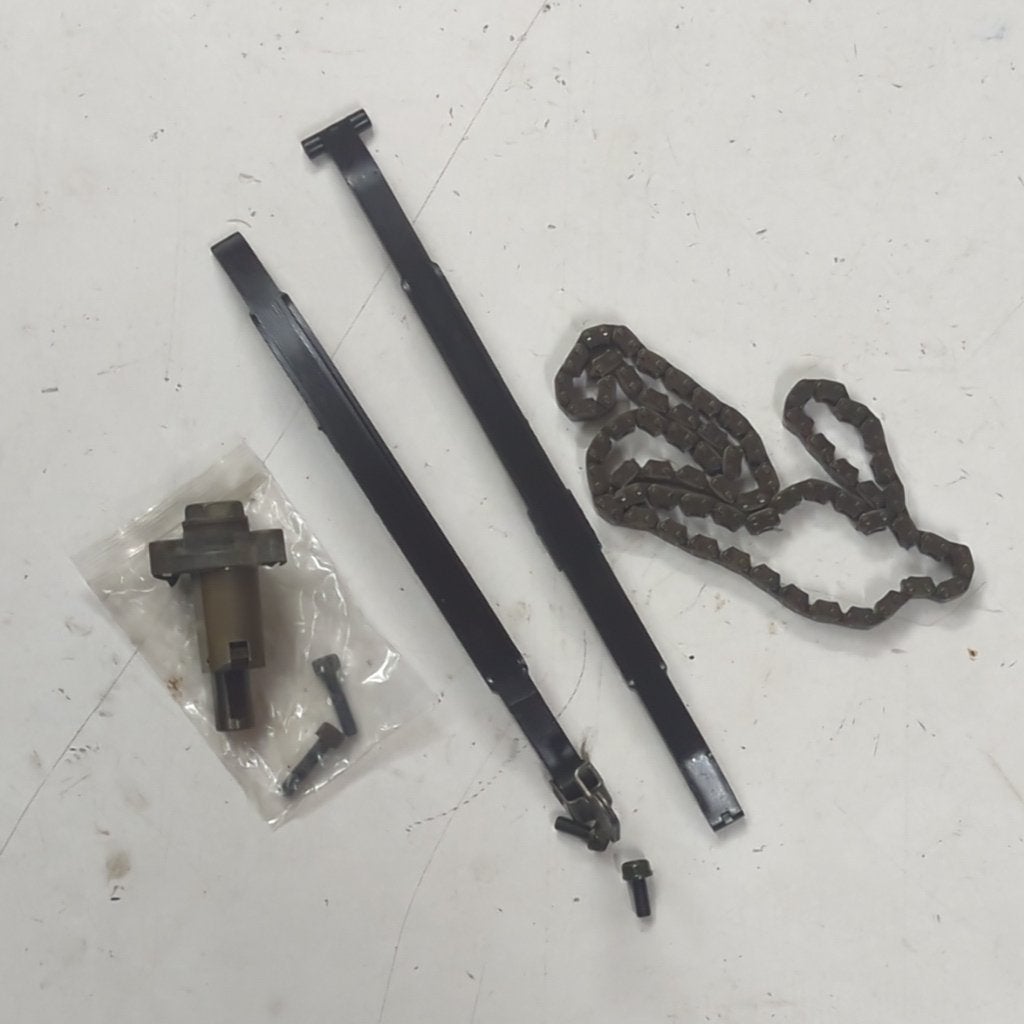 XT 600 distributieketting, spanner, geleiders (XT600E 4PT), Motoren, Onderdelen | Yamaha, Ophalen of Verzenden, Gebruikt
