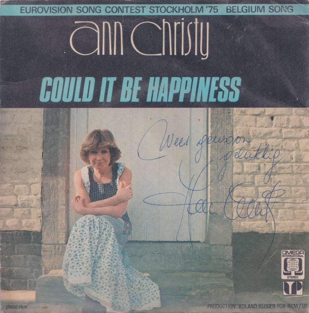 Ann Christy – Could it be happiness - Gesigneerd - Single, Cd's en Dvd's, Vinyl Singles, Gebruikt, Single, Nederlandstalig, 7 inch