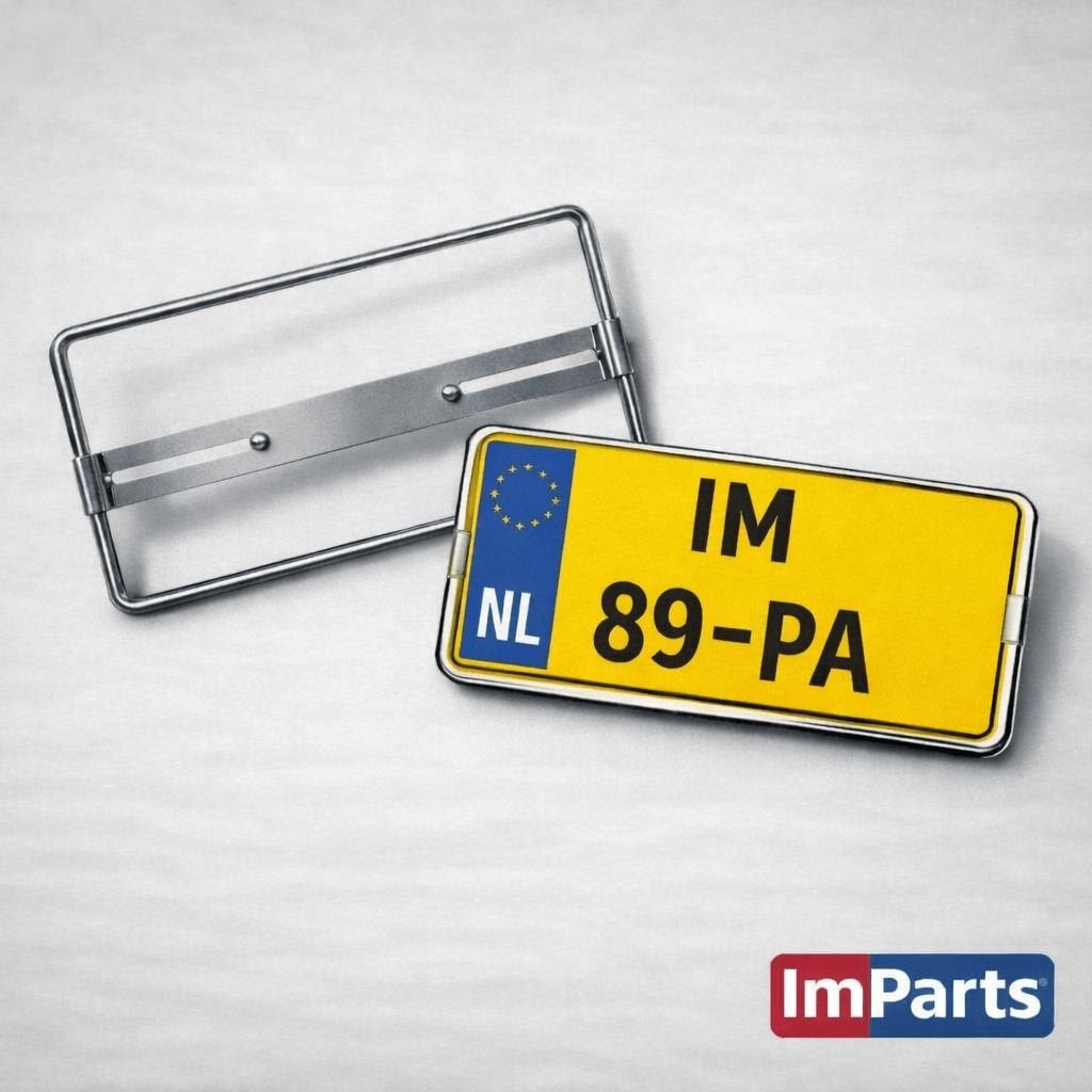 Supports de plaque d'immatriculation chromés, dimensions : 3, Autos : Pièces & Accessoires, Neuf, -, -, Opel