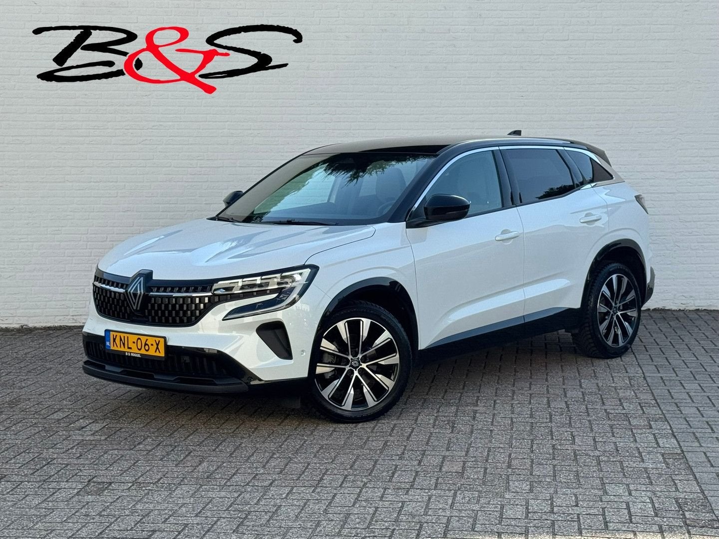 Renault Austral 1.2 E-Tech full hybrid 200 Camera Navi Carpl, Automaat, Zwart, Parkeersensor, Wit