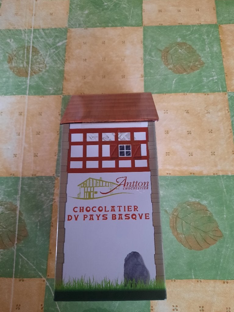 blikken sierdoos huis met deksel als dak voor bv snoepjes, Verzamelen, Ophalen of Verzenden, Koek(jes)