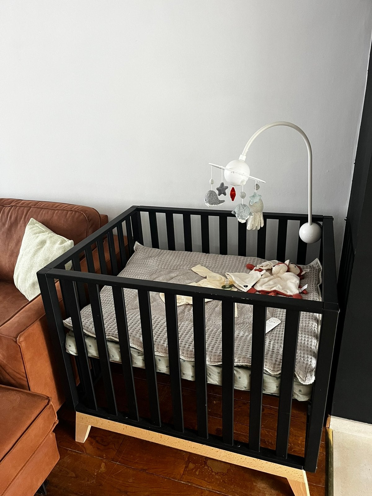 Babypark/ box, Ophalen, Gebruikt, Rechthoekig, In hoogte verstelbaar