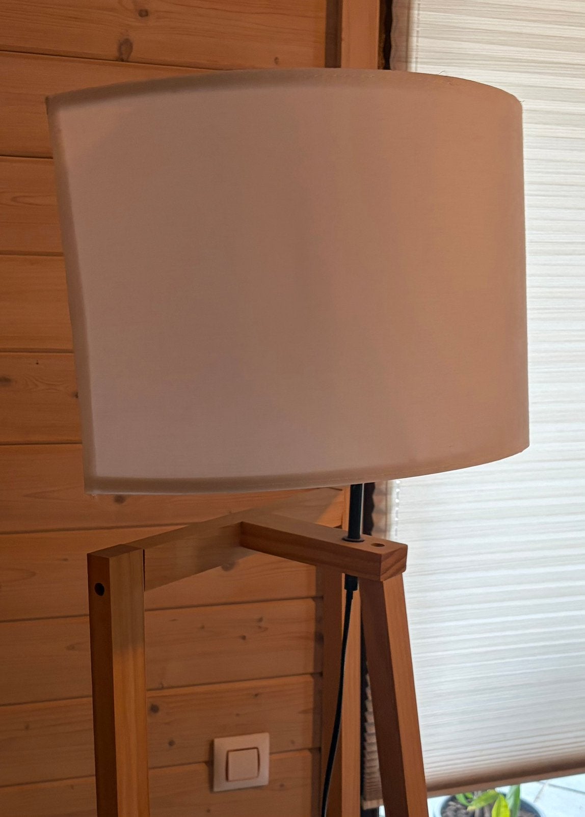 Lampe de salon, Enlèvement, Comme neuf, Bois