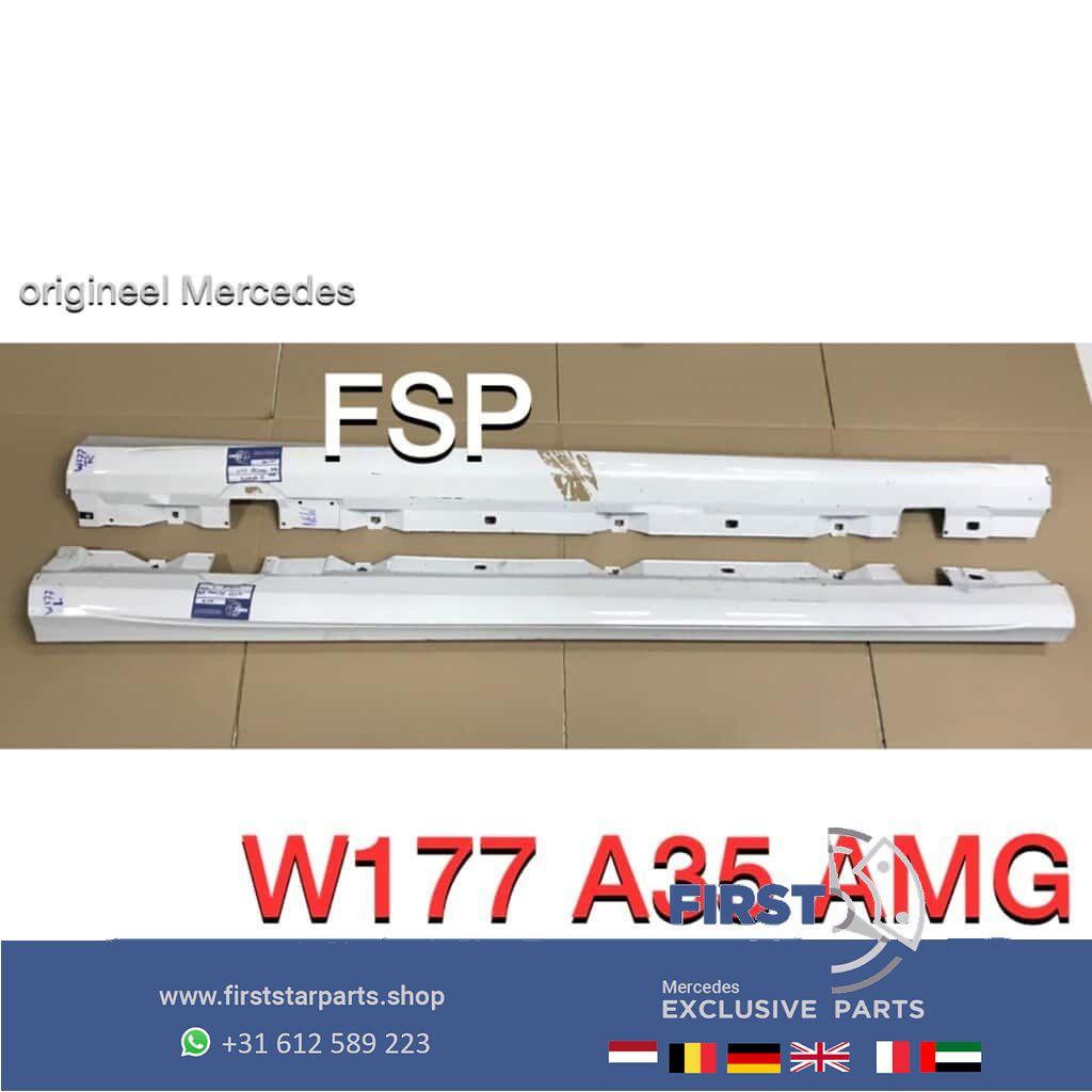 W177 zijskirt set Mercedes A Klasse wit origineel links rech, Gebruikt, -, Rechts, Ophalen of Verzenden