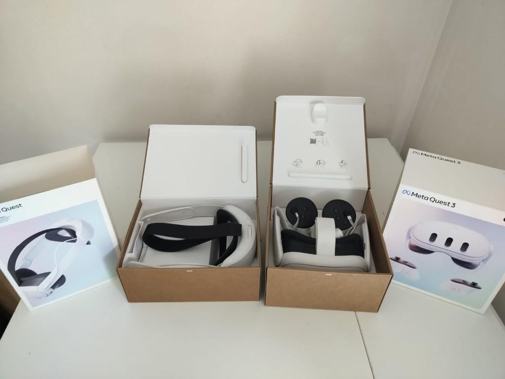 VR Bril: Oculus Quest 3 4K 512GB met Elite Strap, Ophalen, Zo goed als nieuw, VR-bril, Overige platformen