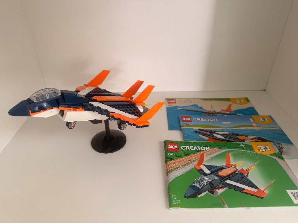 LEGO Creator Set - Supersonic-jet (31126), Complet, Enlèvement ou Envoi, Lego, Ensemble complet