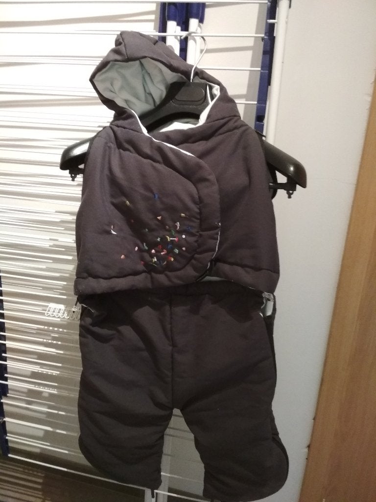 Chancelière/sac/housse Bébé Confort grise, Ophalen of Verzenden, Gebruikt, Overige merken