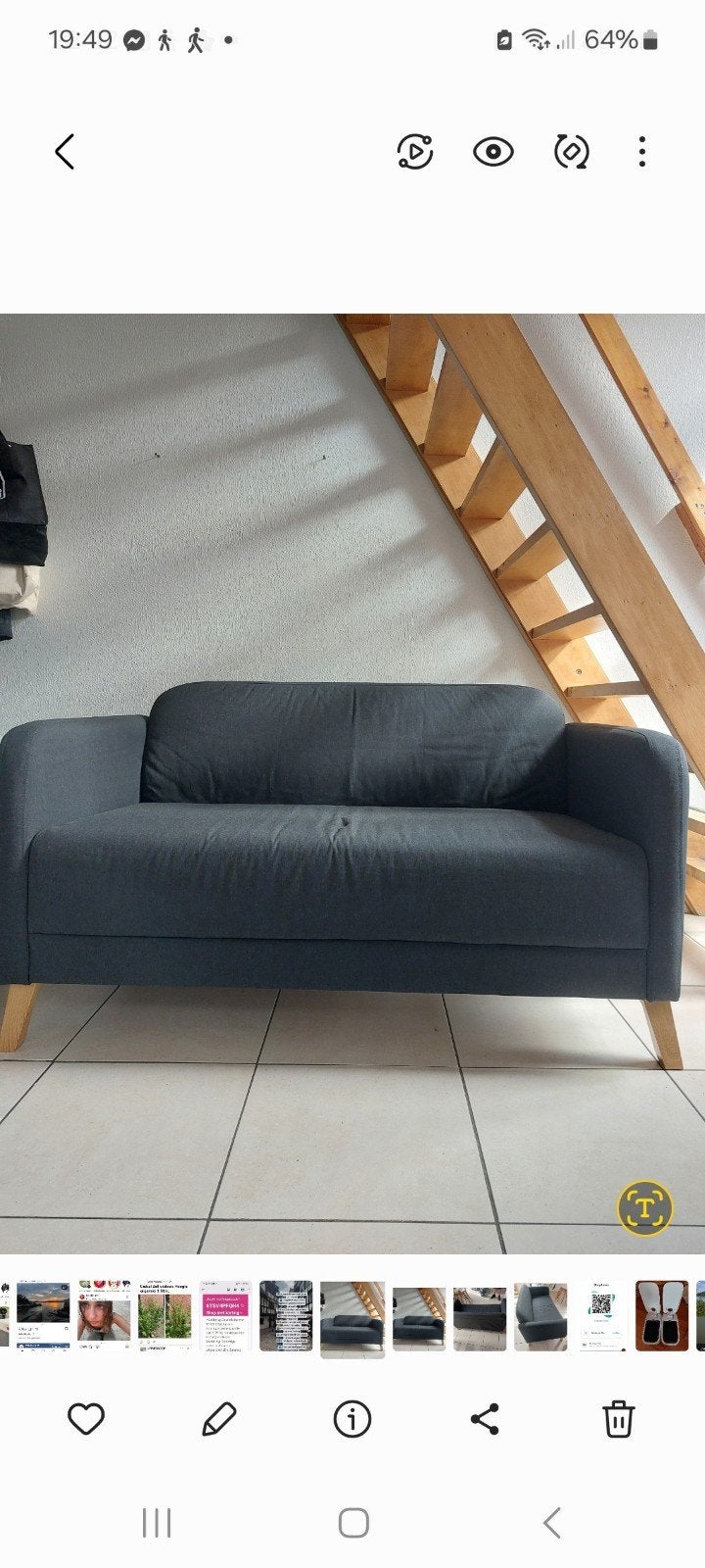 Donkergrijze zetel, Ophalen