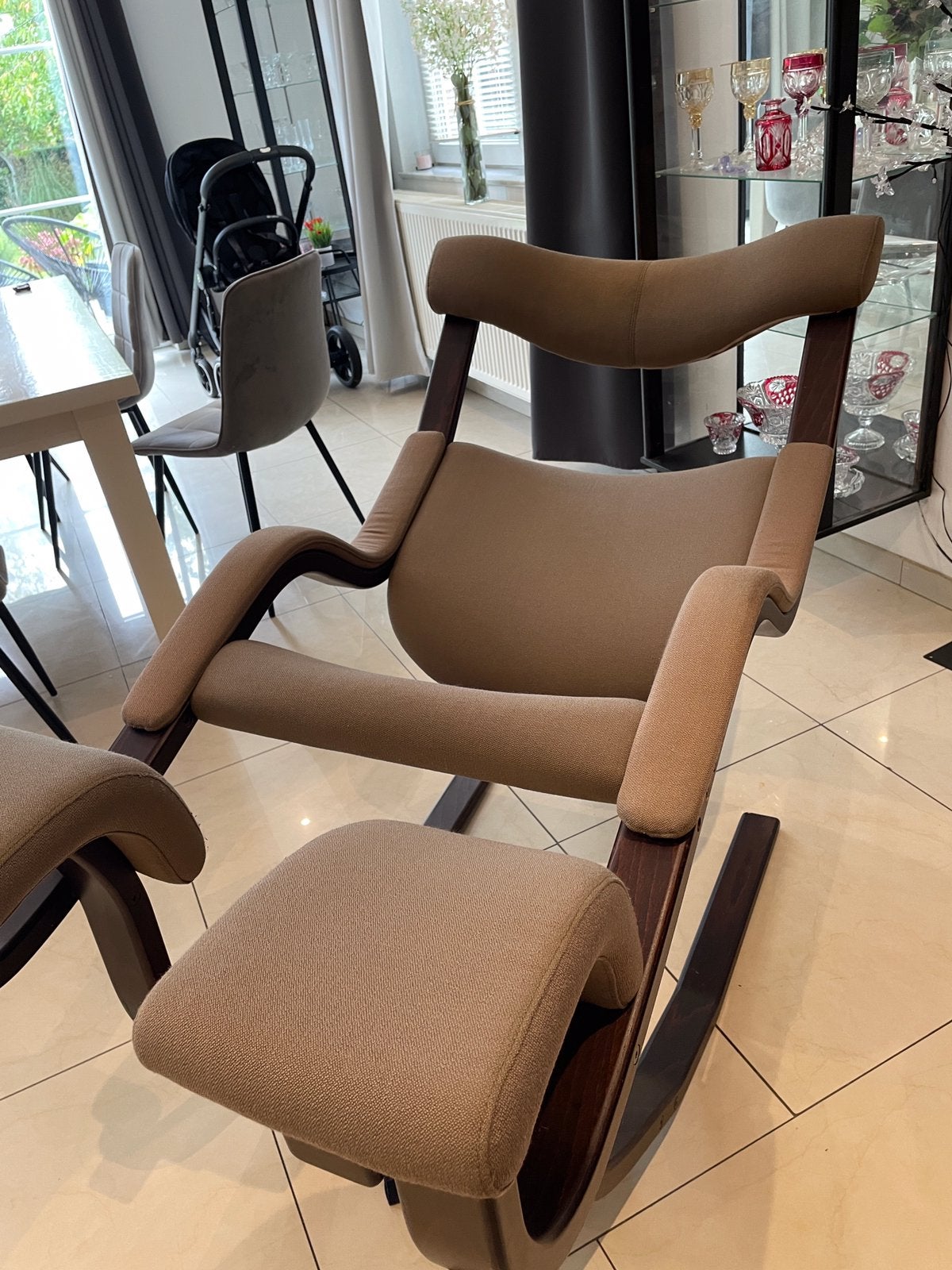 Originele ergonomische stoel Gravity Balans (Stokke/Varie), Ophalen, Gebruikt, Hout