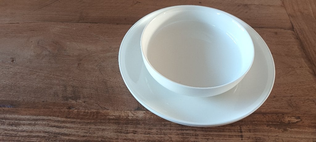 Platte en diepe borden, Huis en Inrichting, Keuken | Servies, Ophalen, Zo goed als nieuw, Modern, Bord(en)