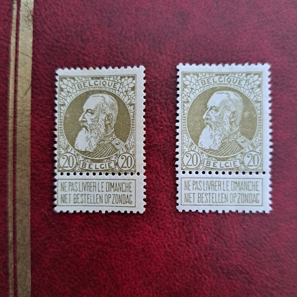 timbres belges, Enlèvement ou Envoi