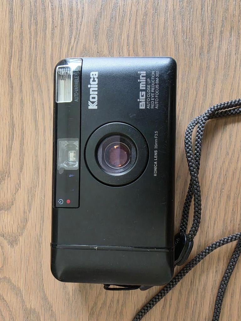 Konica Big Mini BM-302, Audio, Tv en Foto, Fotocamera's Analoog, Ophalen of Verzenden, Gebruikt, Compact, Konica