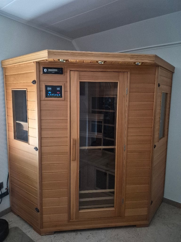 Sauna infrarood, Sport en Fitness, Sauna, Ophalen, Zo goed als nieuw, Infrarood, Complete sauna