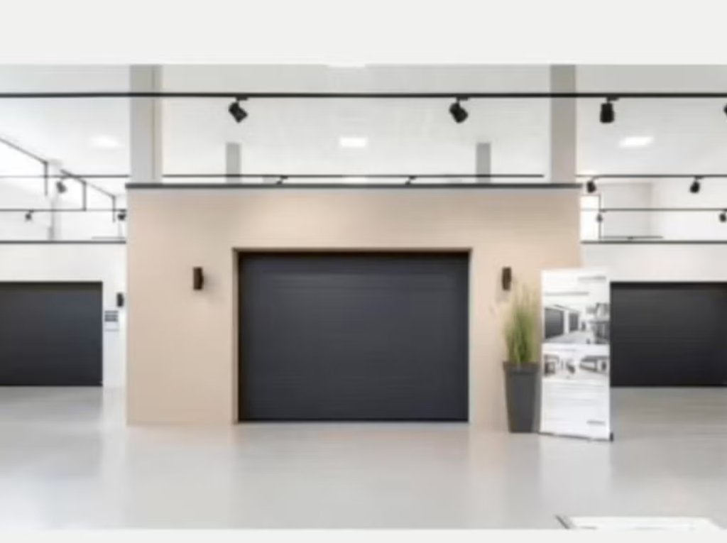 sectionale garagepoort automatische  H. 200 cm B 240 cm, Doe-het-zelf en Bouw, Ophalen, Gebruikt