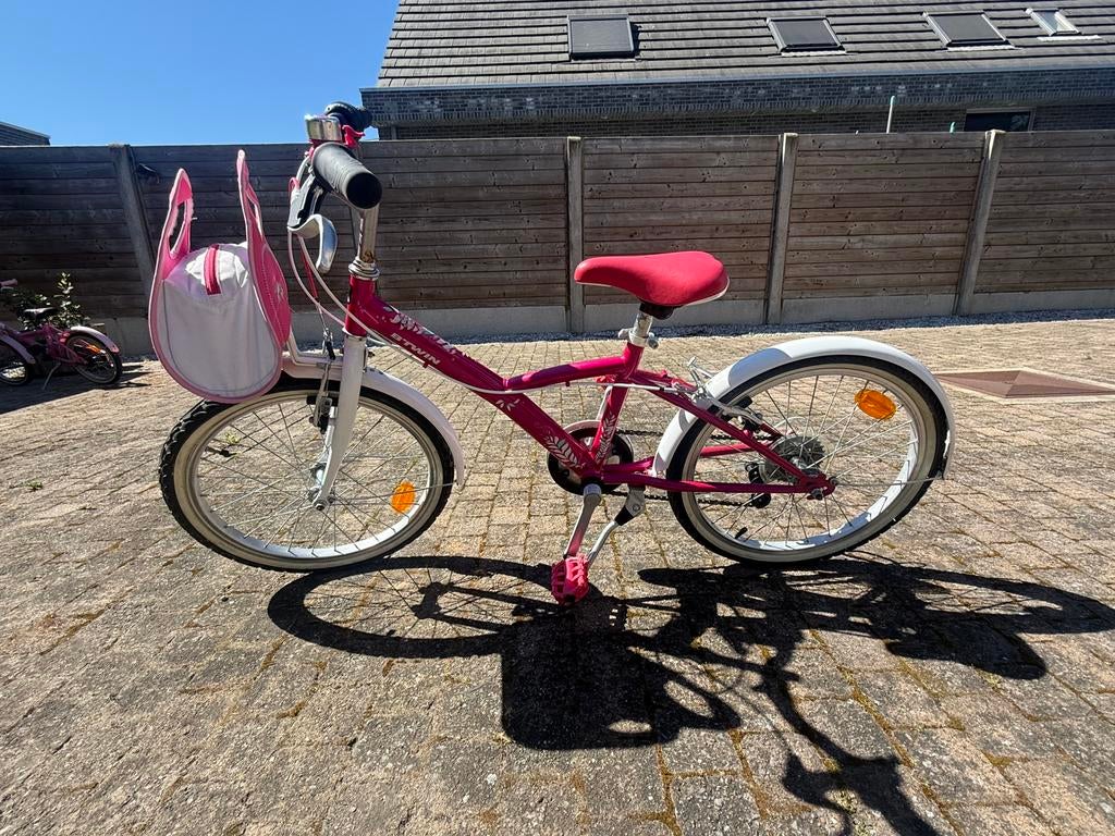 Btwin meisjesfiets 20”, Enlèvement, Utilisé, Frein sur jante, 20 pouces ou plus