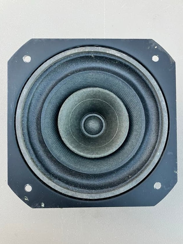 Monacor luidspreker 5inch - 8ohm - 25W, TV, Hi-fi & Vidéo, Enceintes, Enlèvement ou Envoi, Comme neuf